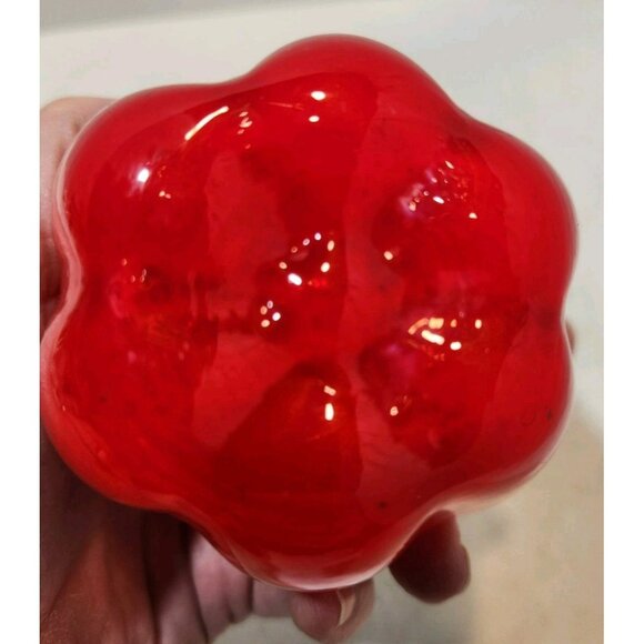 MCM Glass Purple Grapes & Red Bell Pepper Decorations Fruits Vegetables Food - Picture 8 of 16